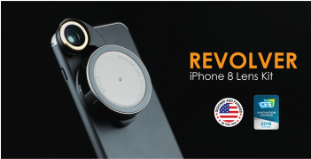 Revolveri Phone8 Lens Kit Advertisement PNG