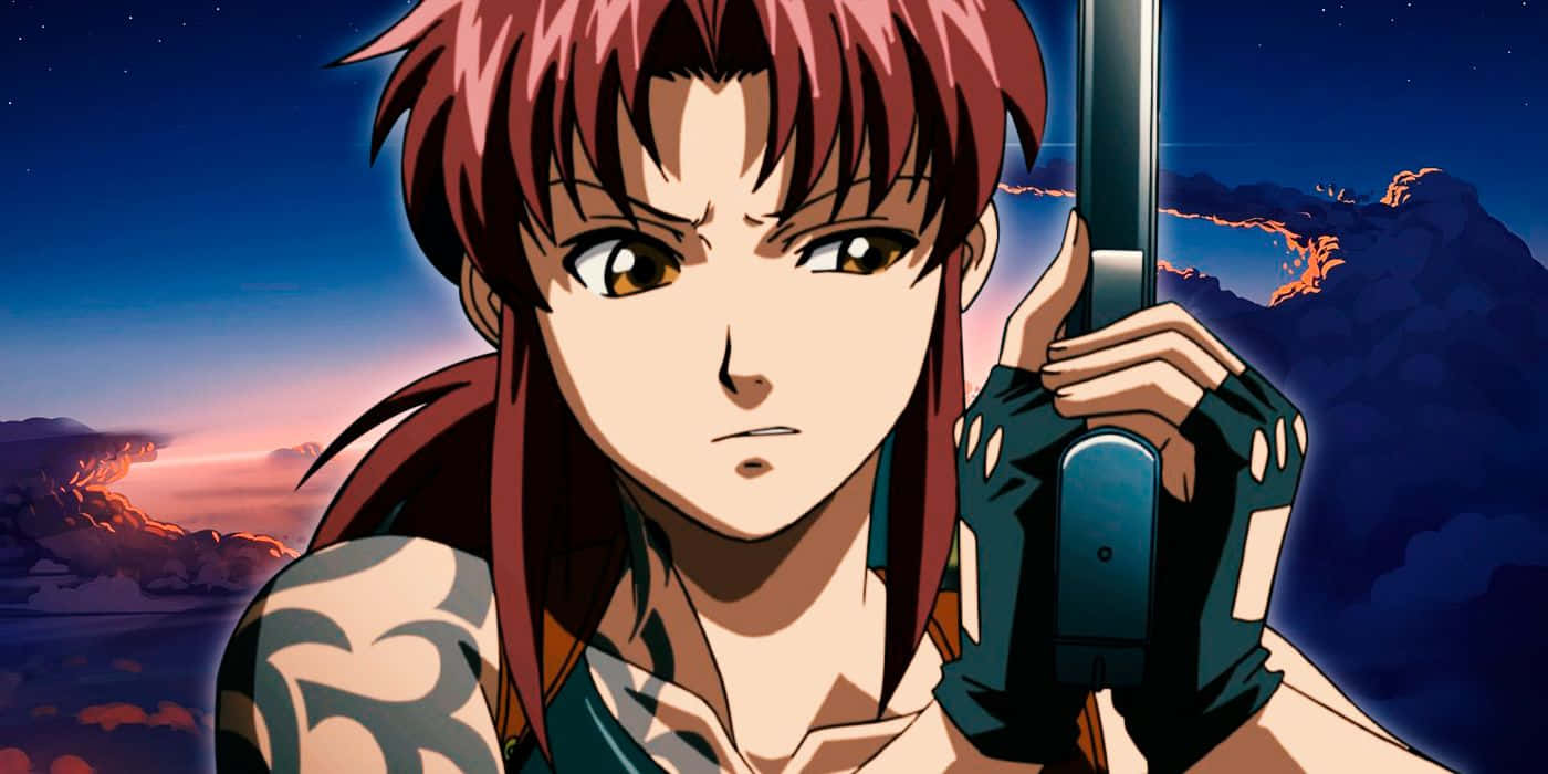 Personnage Anime Revy De Black Lagoon Avec Pistolet Fond d'écran