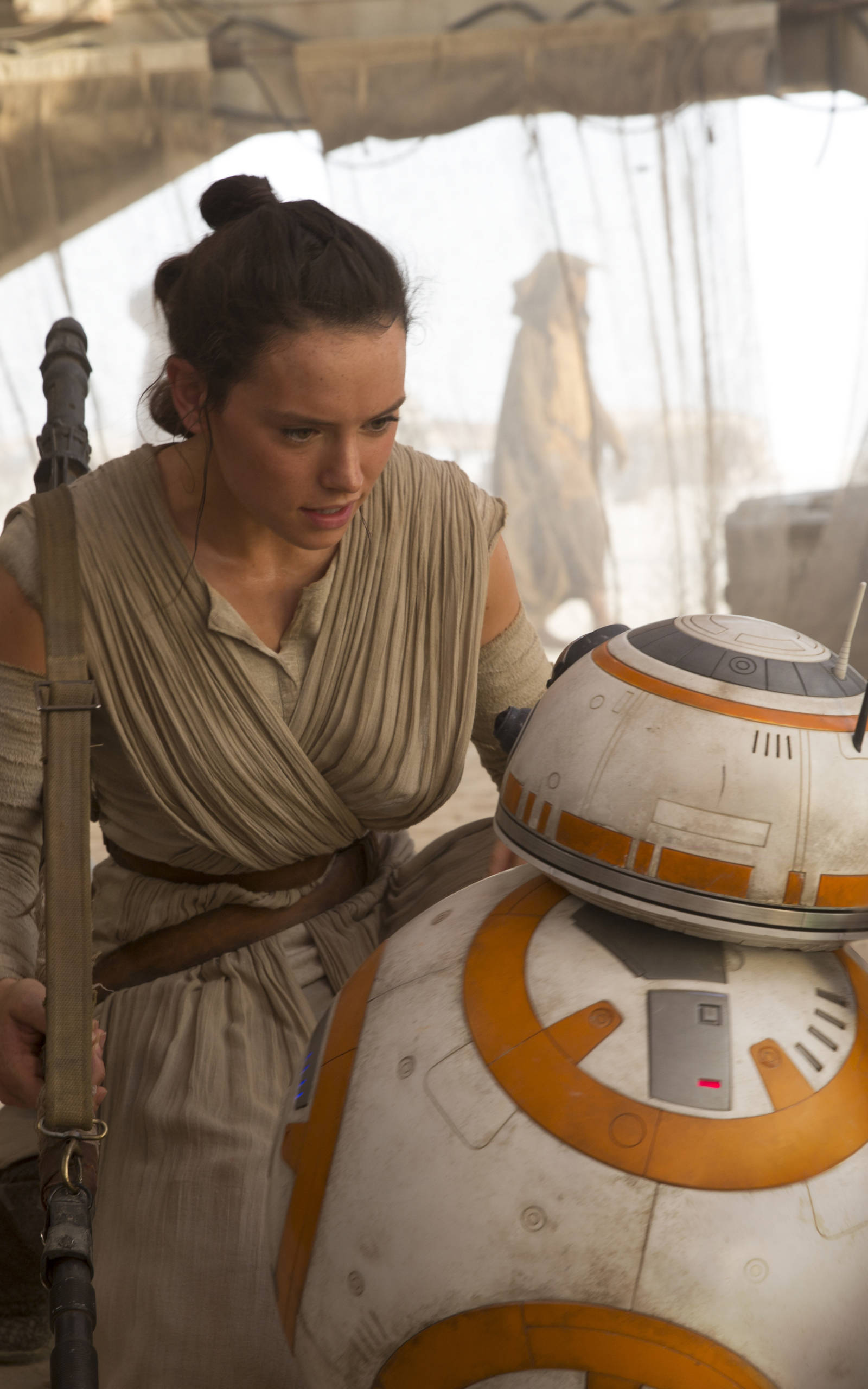 Rey And Bb-8 Star Wars Tablet Wallpaper