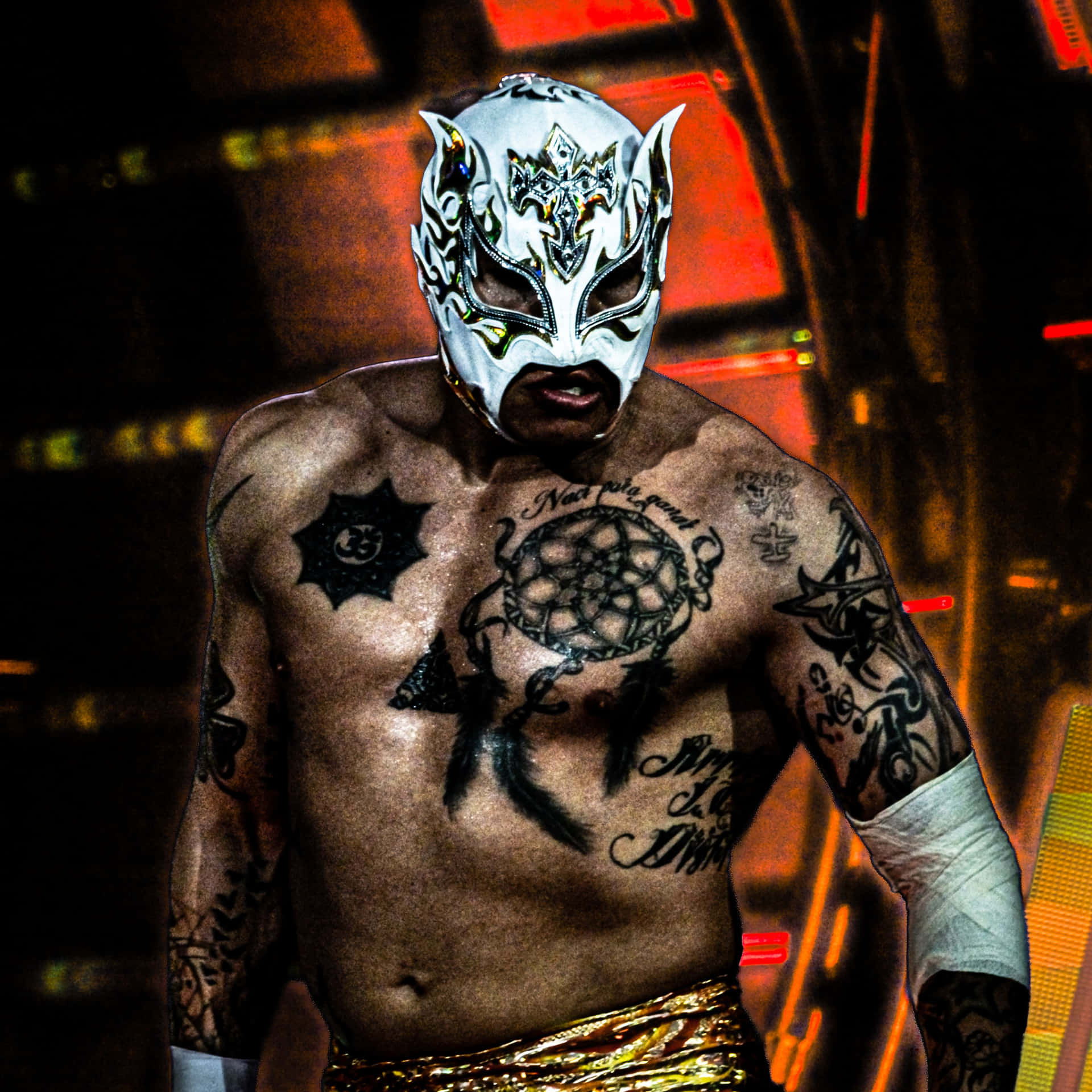 Rey Fenix Professional Wrestler Luchador Poster Wallpaper