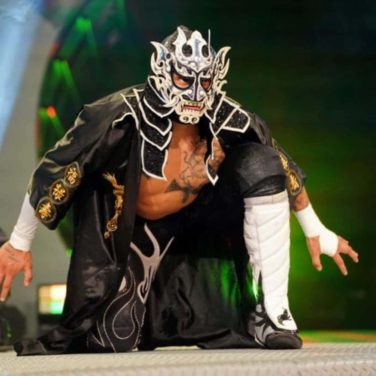 Rey Fenix Wrestler White Mask Wallpaper
