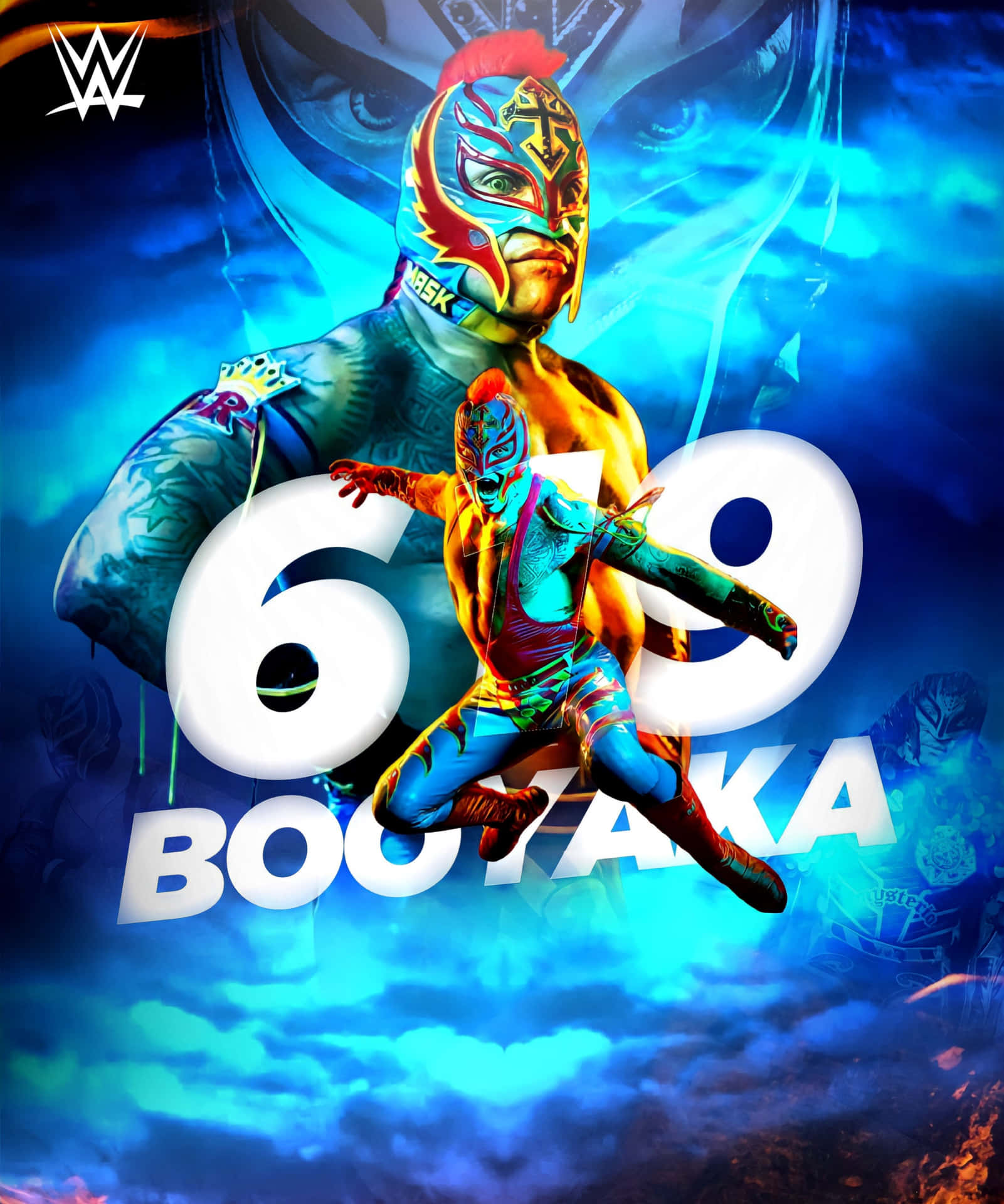 Rey_ Mysterio_619_ Booyaka_ W W E_ Poster Wallpaper