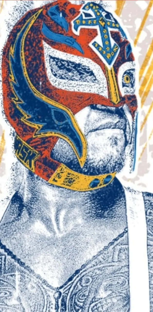 Rey_ Mysterio_ Masked_ Portrait Wallpaper