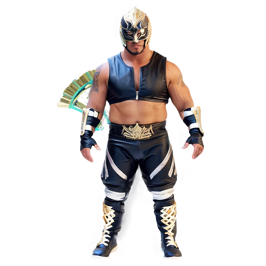 Rey Mysterio Returning Champion Png 06122024 PNG