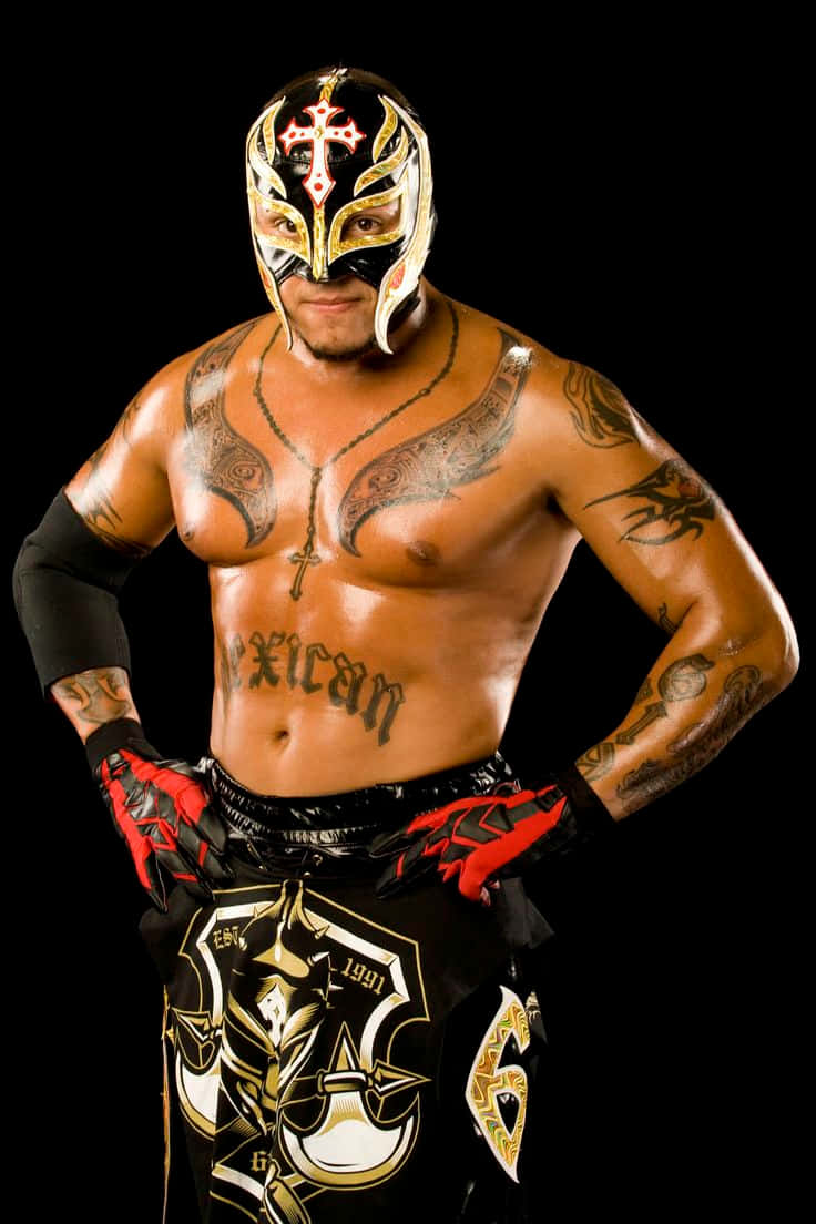 Rey Mysterio Painija Asennossa Taustakuva