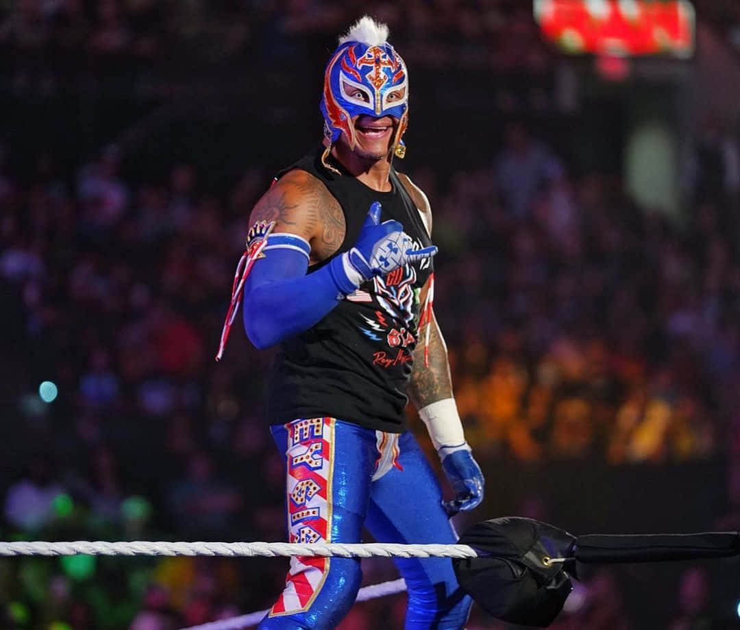 Rey Mysterio Wrestling Event Entrance Wallpaper