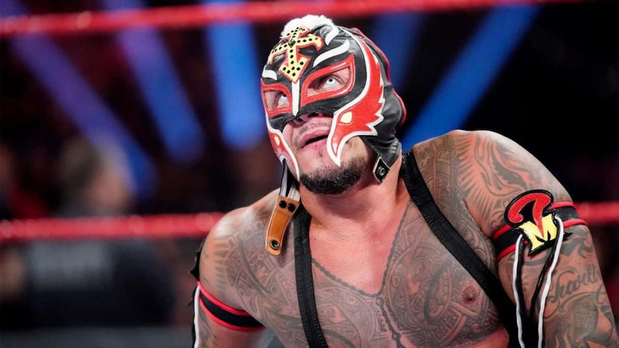 Rey_ Mysterio_ Wrestling_ Pose Wallpaper