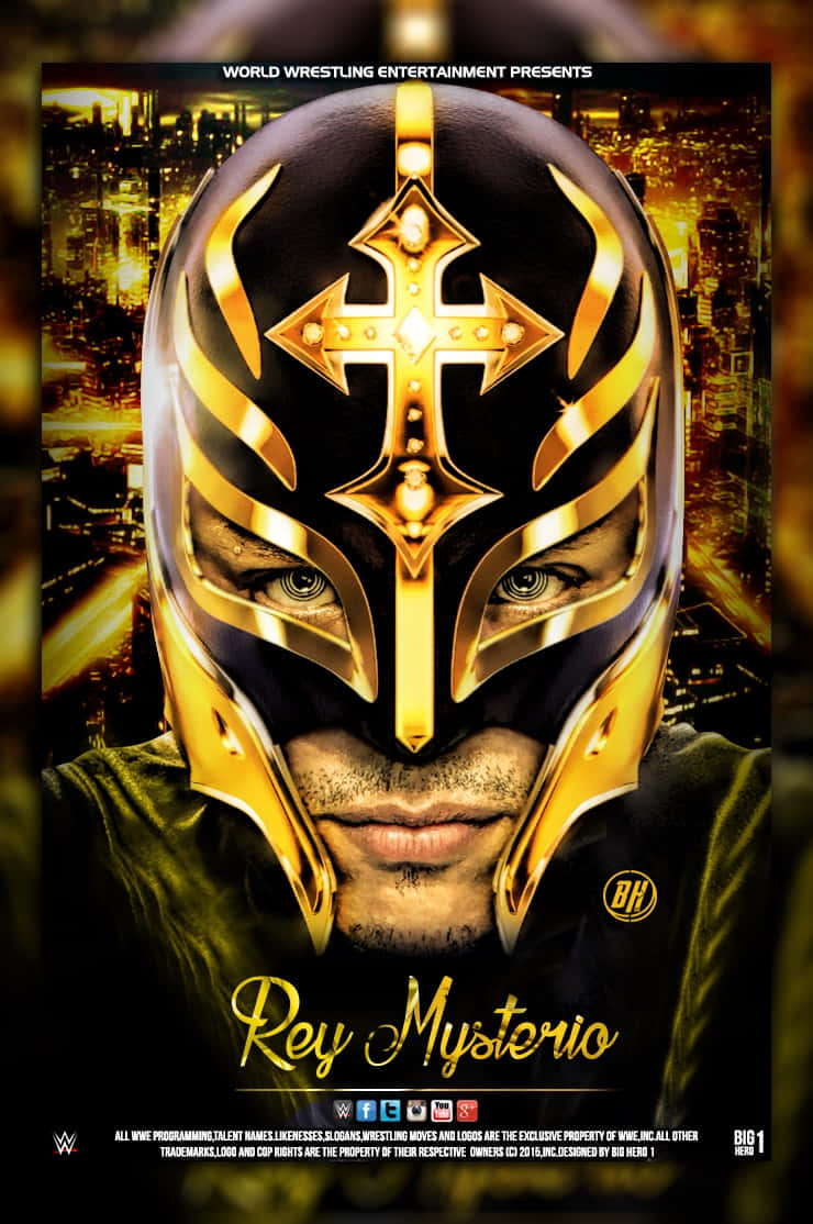 Rey_ Mysterio_ Wrestling_ Poster Wallpaper