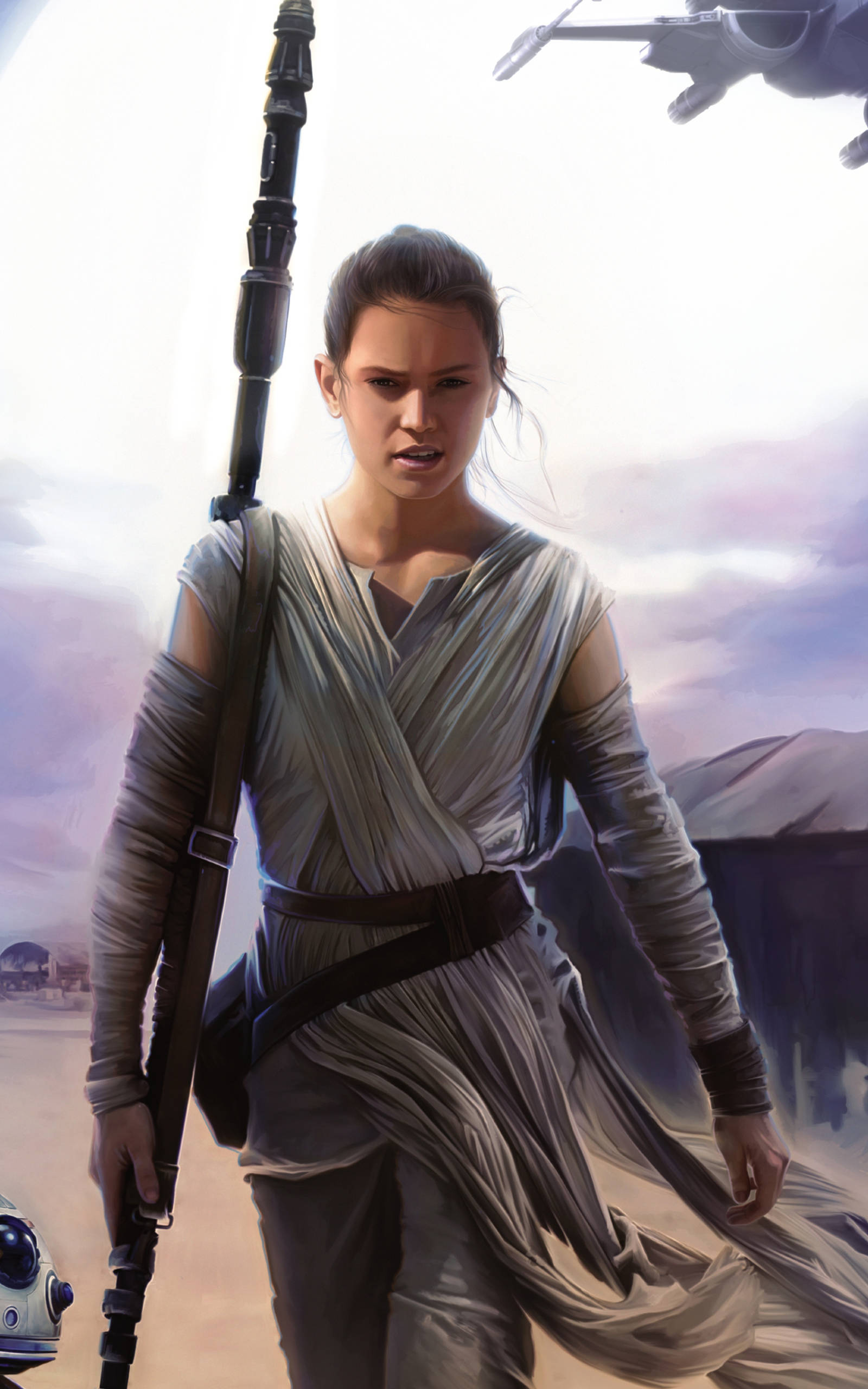 Rey Skywalker Star Wars Tablet Background