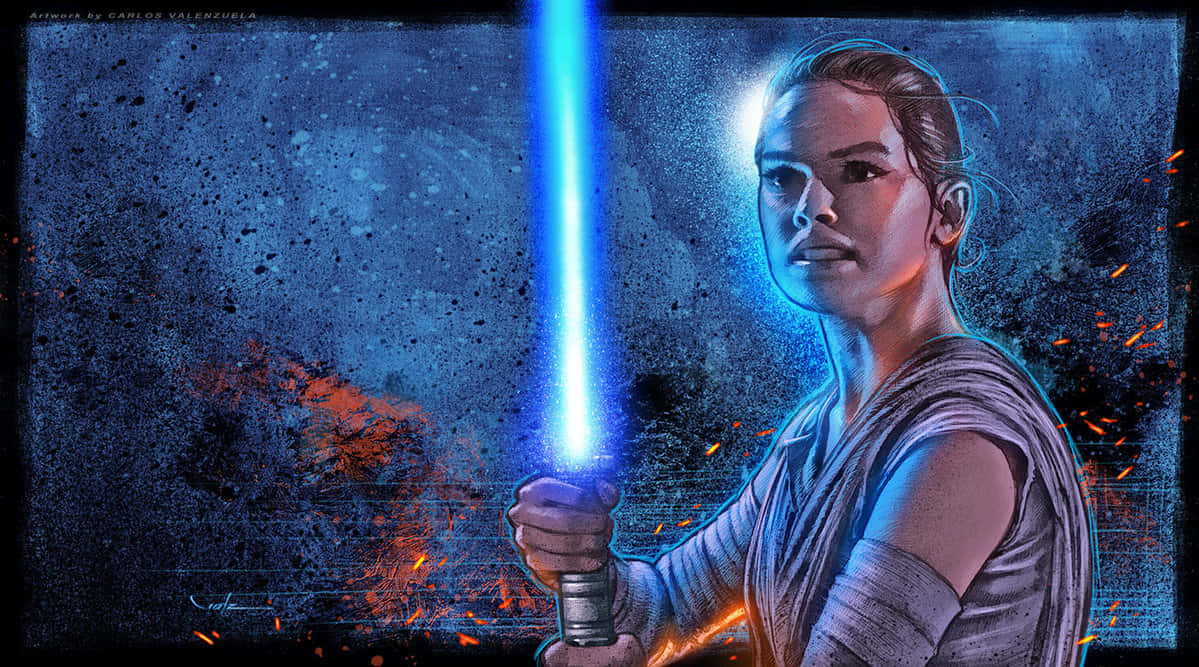 Rey,die Letzte Jedi. Wallpaper