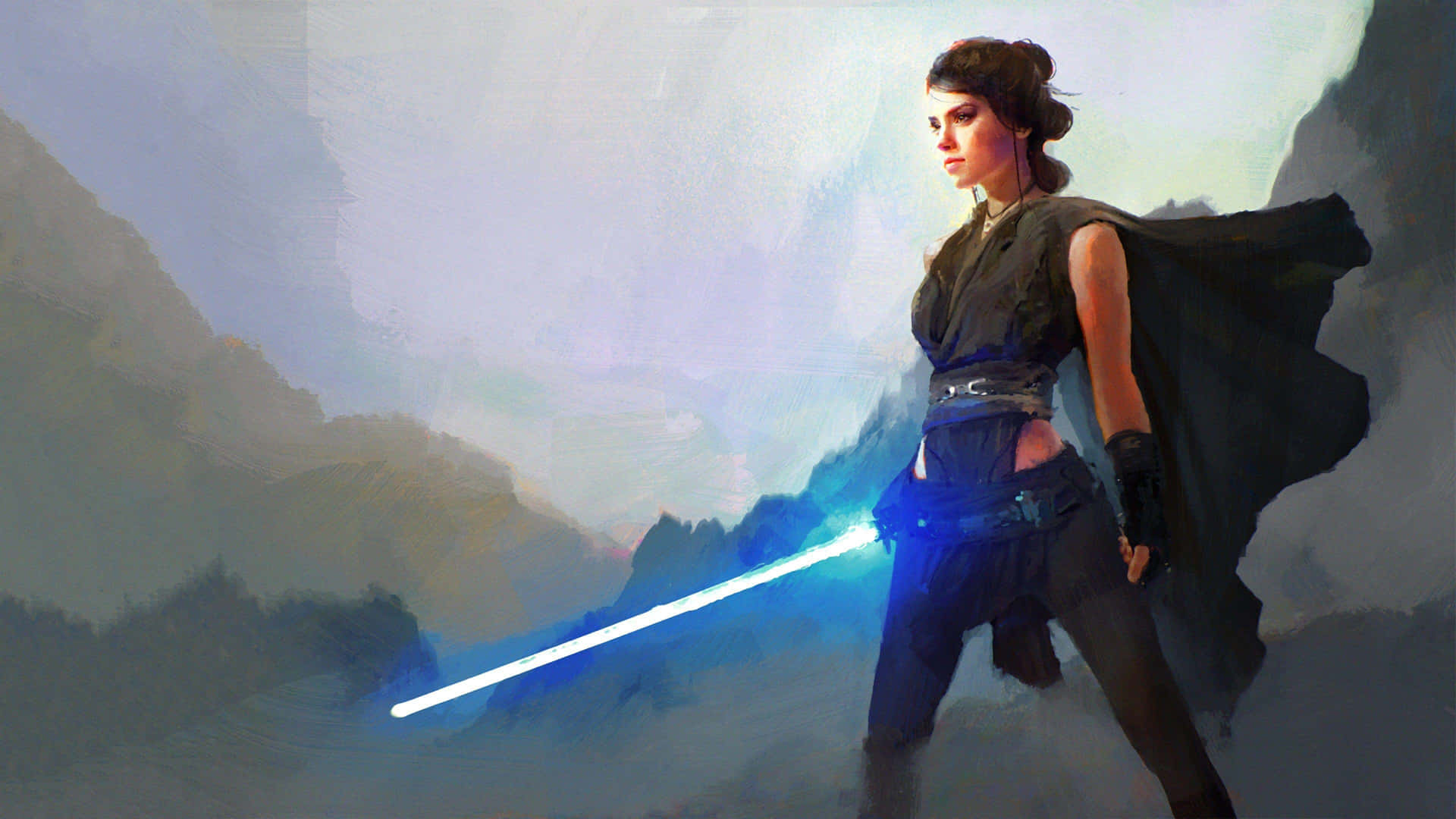Aufstiegeines Jedi: Rey, Die Zukunft Des Galaktischen Imperiums Wallpaper