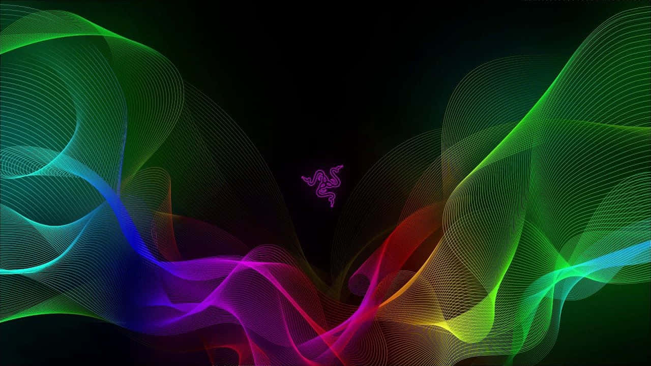 A vibrant and eye-catching RGB background