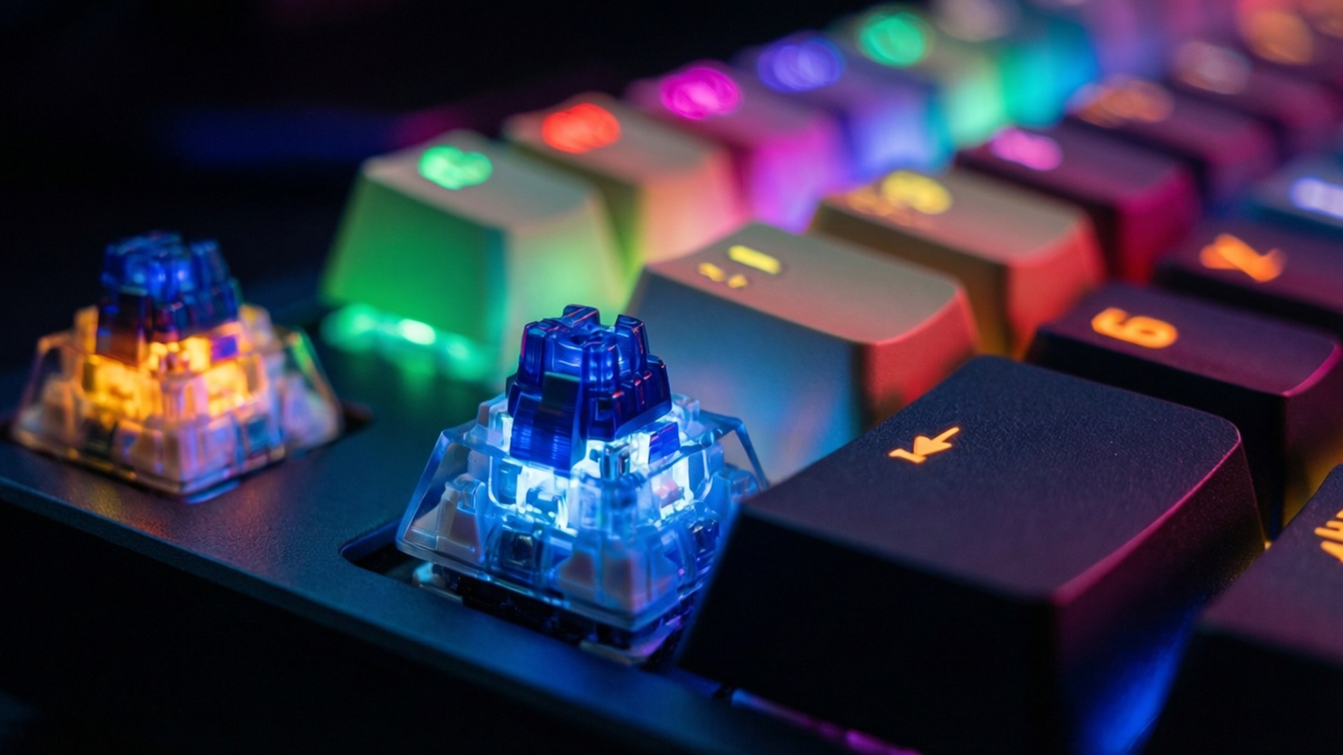 RGB Spectrum Glow Wallpaper