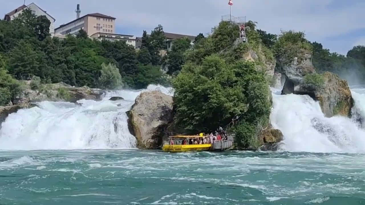 Rhine Falls Boat Tour Schaffhausen Wallpaper