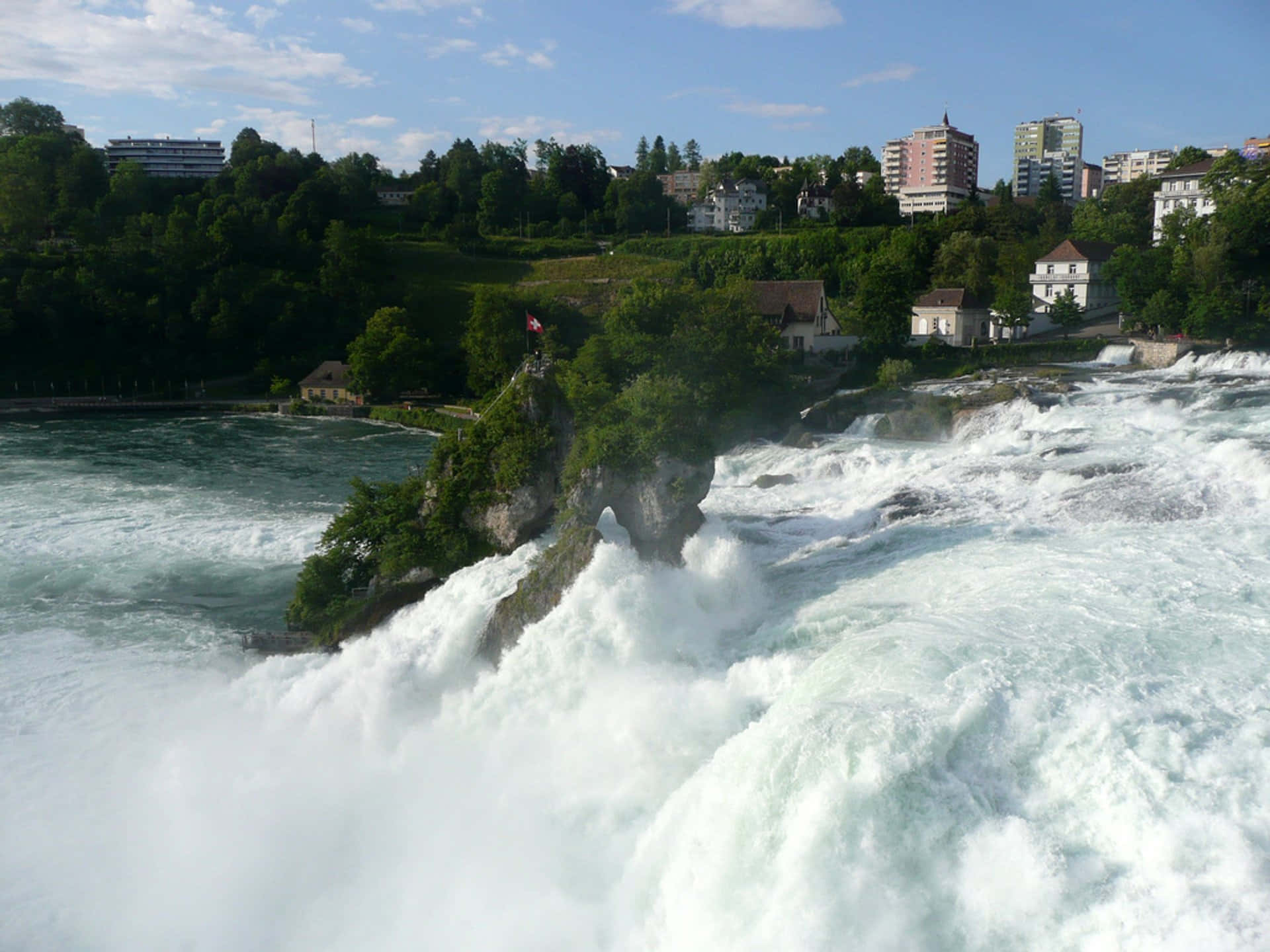 Rhine Falls Schaffhausen Switzerland Wallpaper