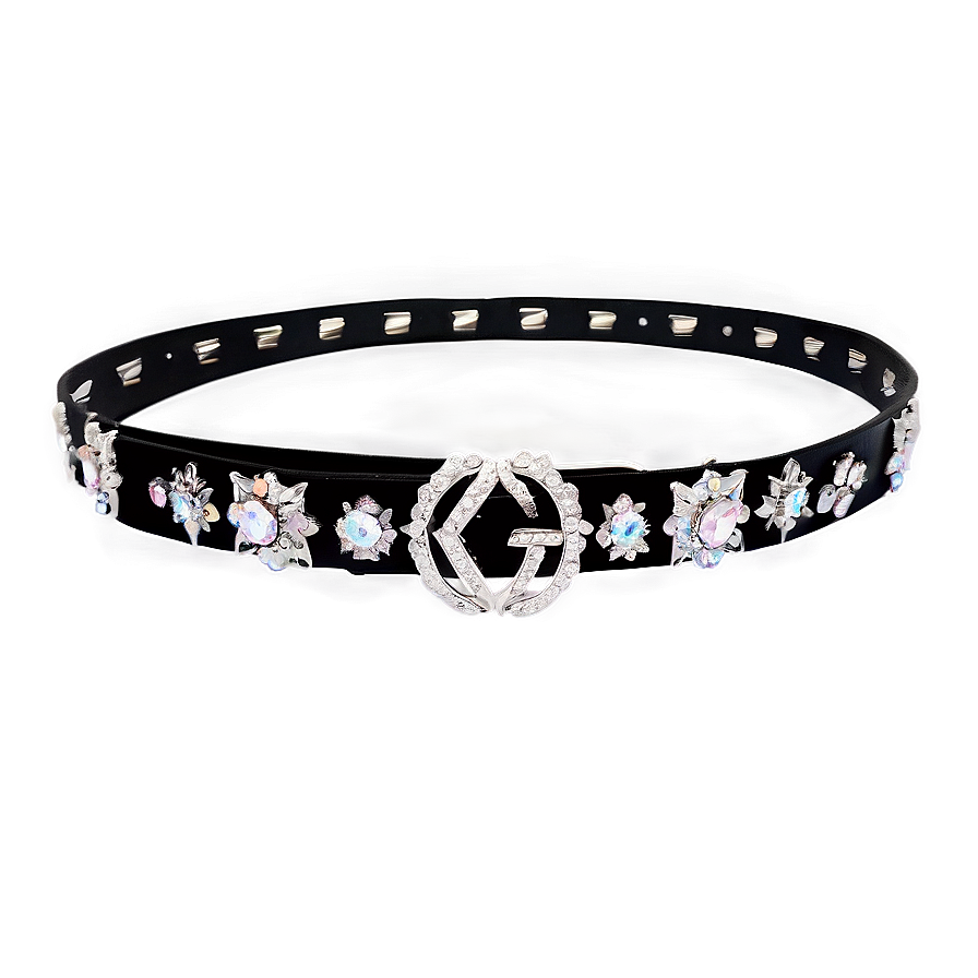 Rhinestone Belt Png 05252024 PNG