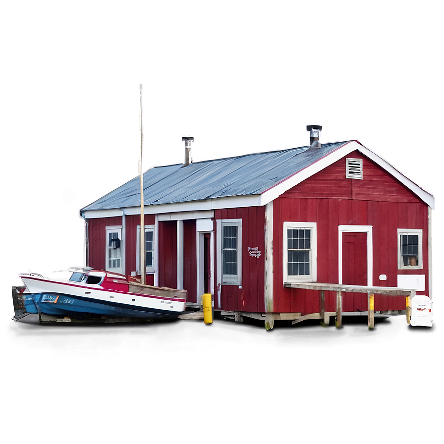 Rhode Island Fishing Village Png 06202024 PNG