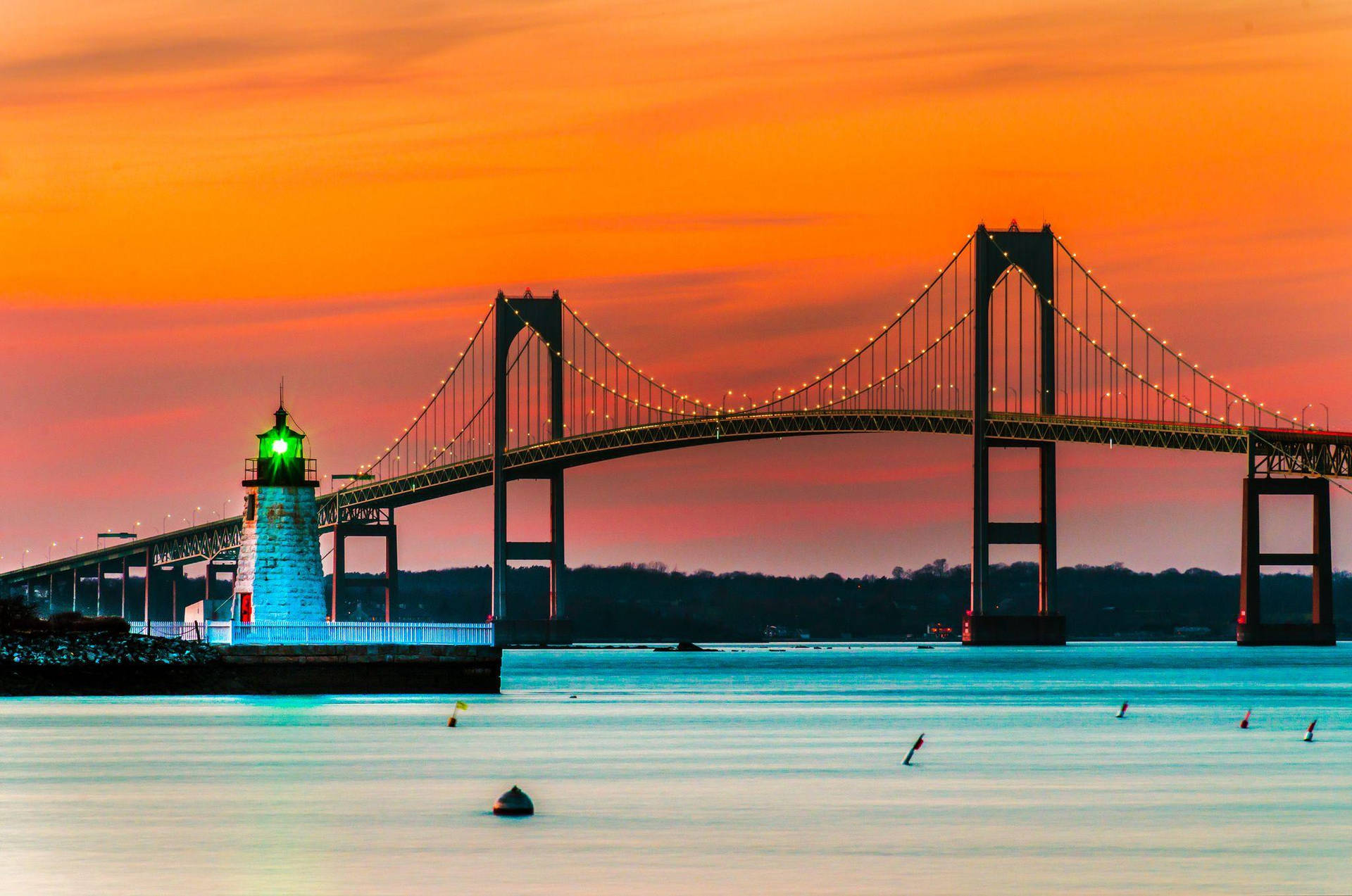 Rhode Island's Iconic Structures Wallpaper