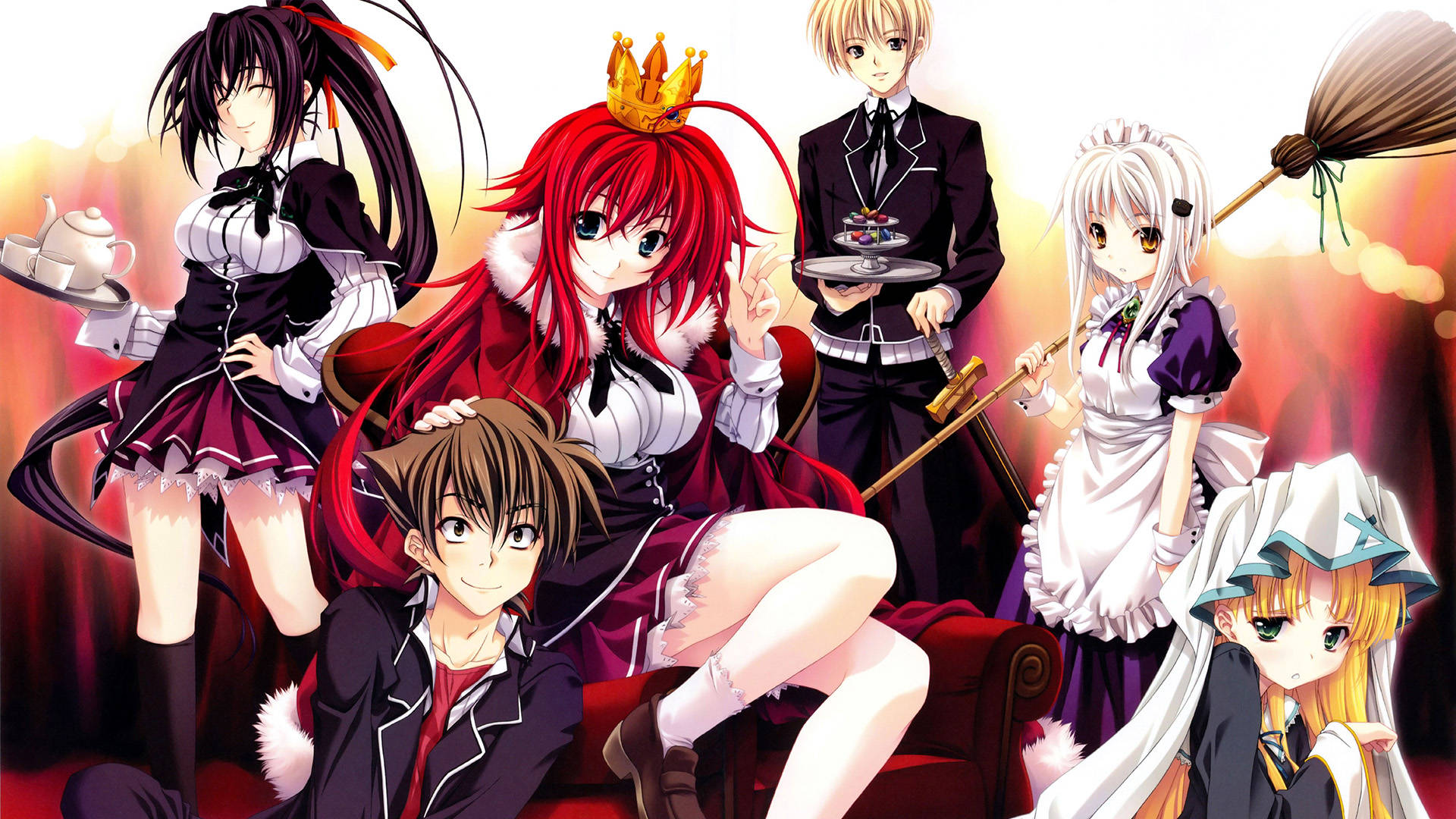 Rias Chess Pieces Highschool Dxd