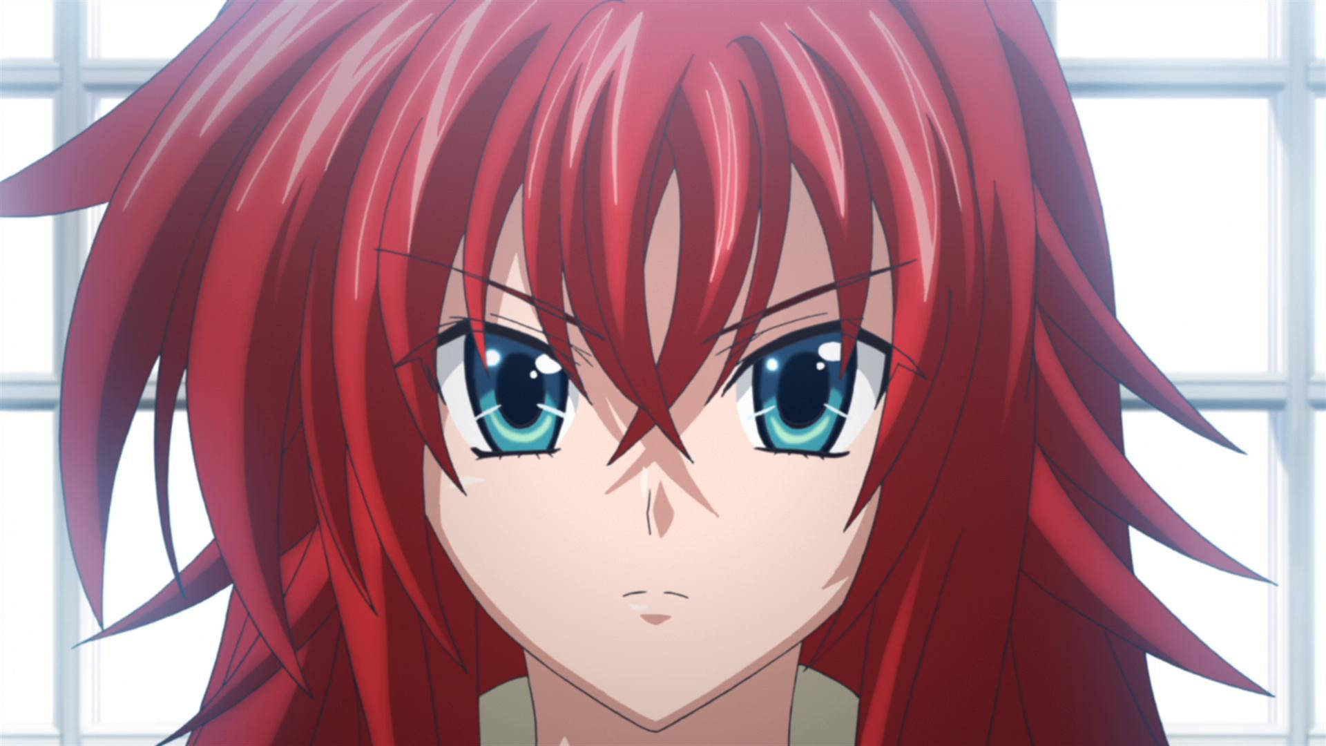 Rias Ansigt Close-Up High School DxD Wallpaper