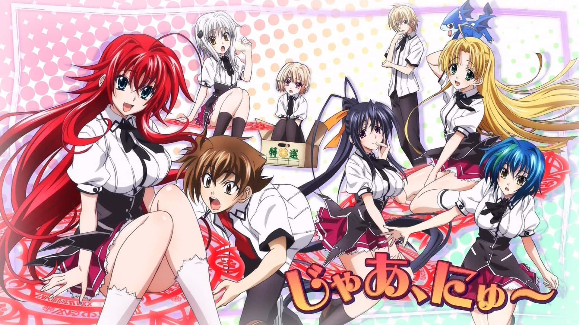 Rias Gremory, the alluring High School DxD character Wallpaper