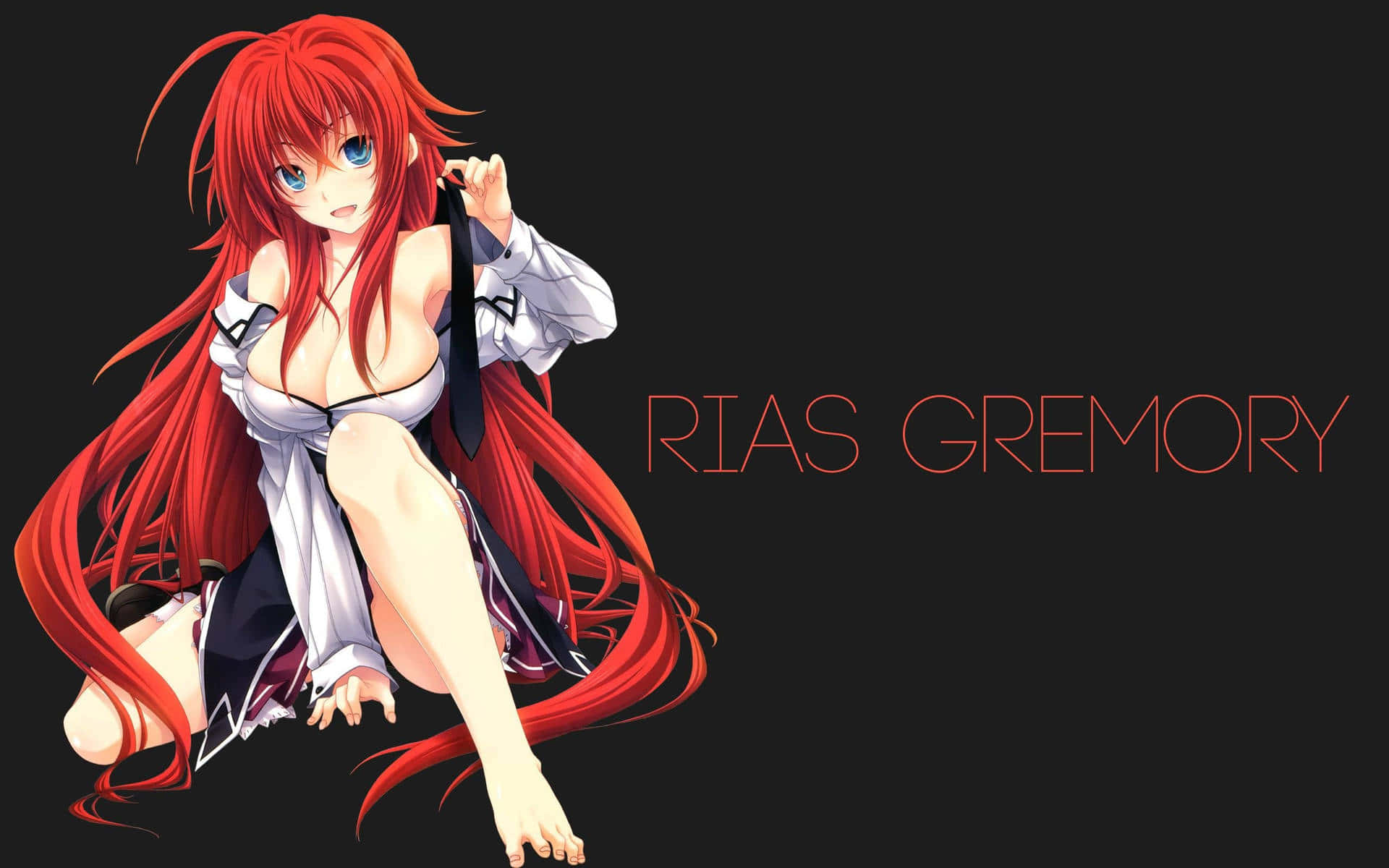 Rias Gremory - The Alluring Crimson-Haired Beauty Wallpaper