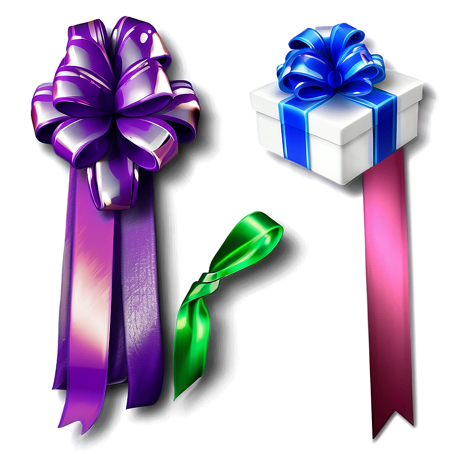 Ribbon Tied Gift Boxes Png 05242024 PNG