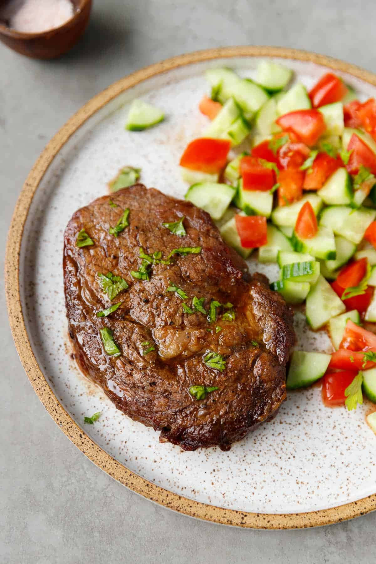 Enjoy tender and juicy Ribeye steak