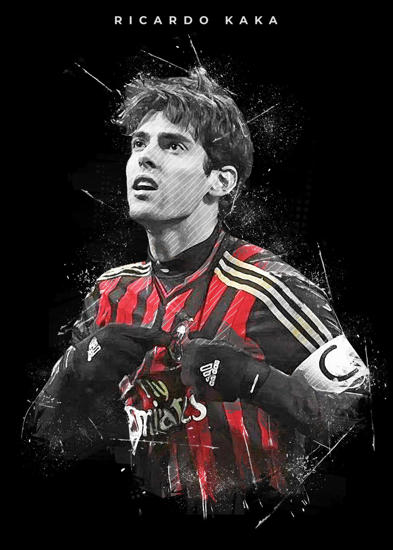 Ricardo Kaka A C Milan Artwork Wallpaper