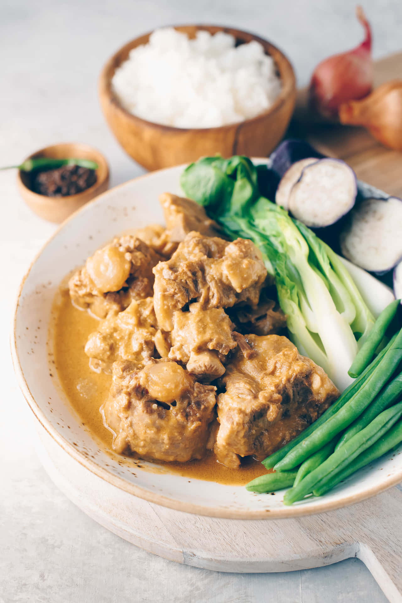 Rice And Kare-kare Picture