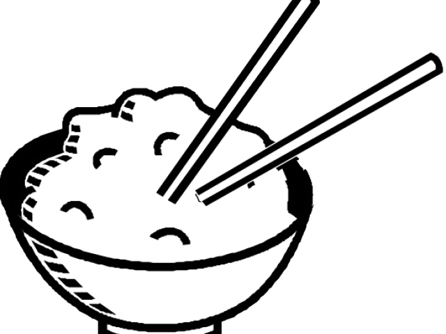 Rice Bowl With Chopsticks Clipart PNG