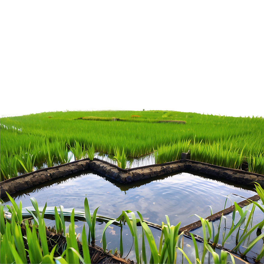 Download Rice Paddy Png Xyd | Wallpapers.com