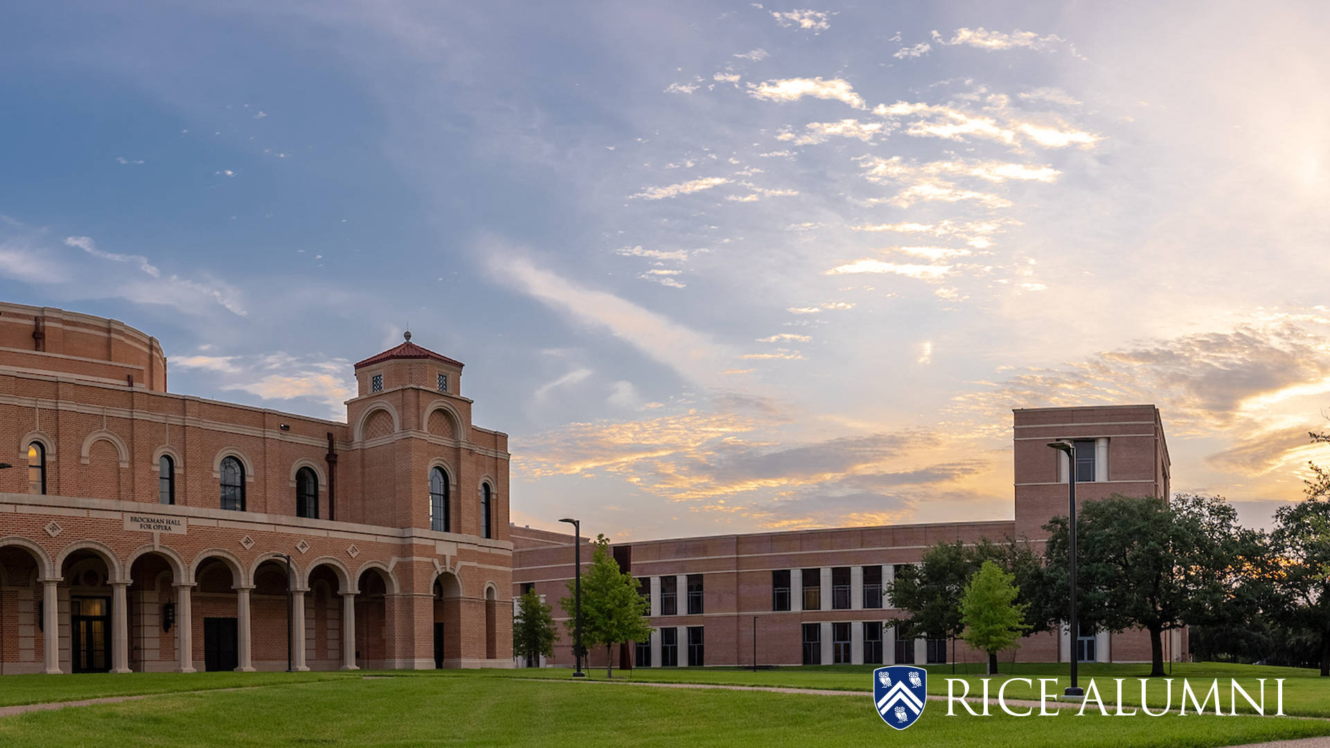 Majestic Architectural Marvel of Rice University Wallpaper