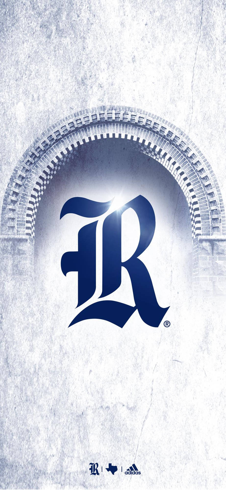 Logode La Universidad Rice Con Arco Fondo de pantalla