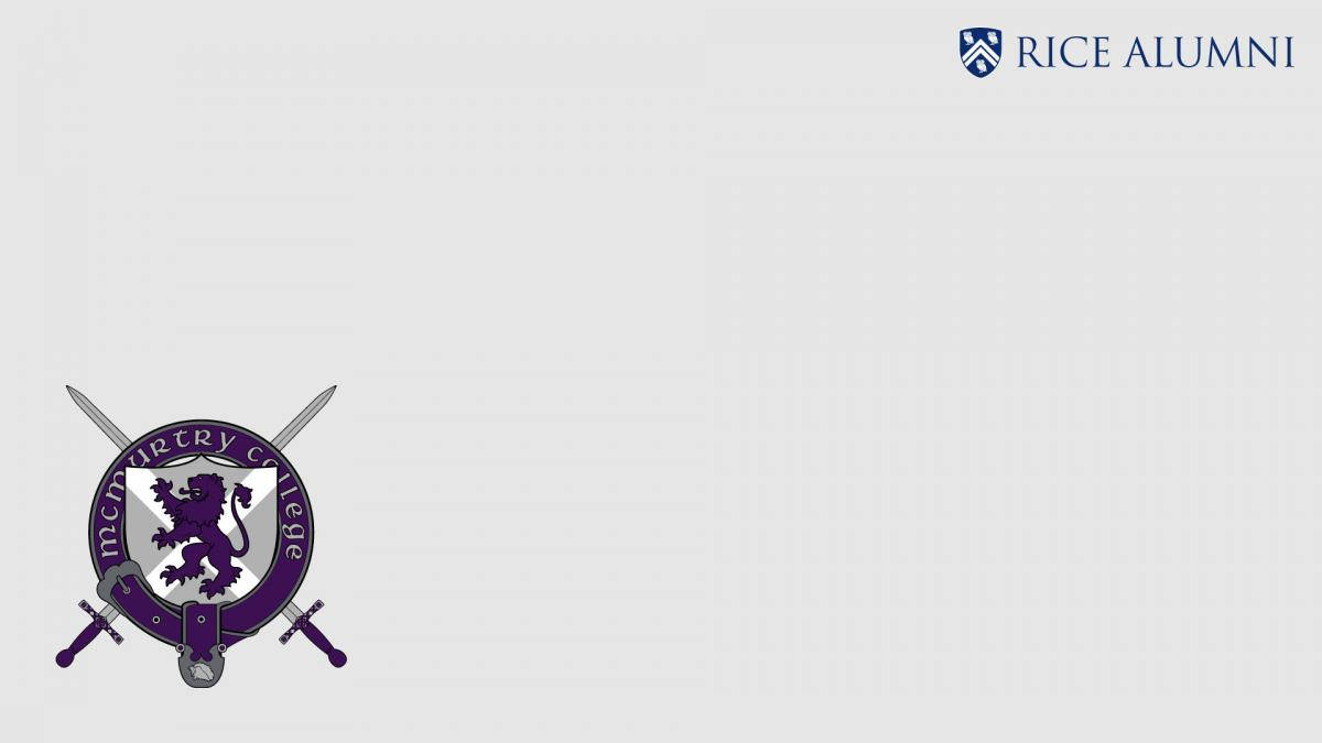Rice University Mcmurtry-college Logotypen. Wallpaper