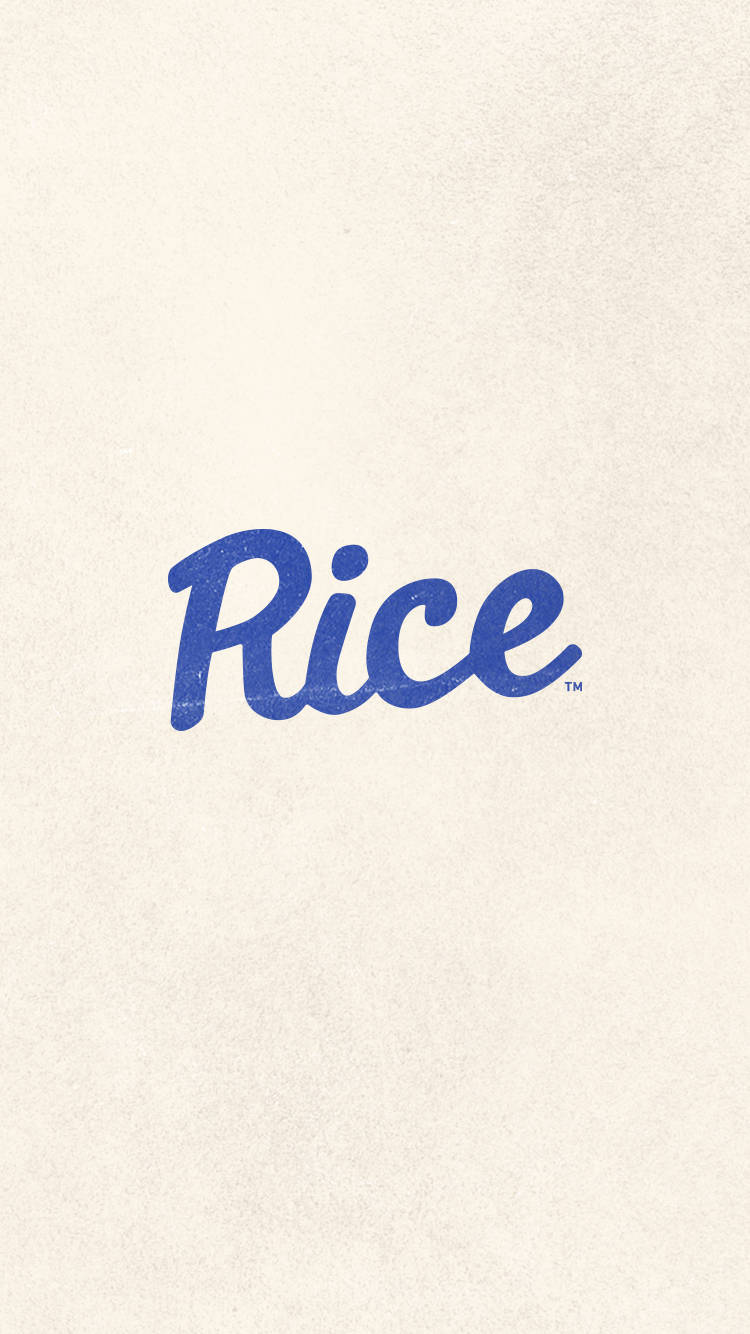 Logode Texto De La Universidad Rice Fondo de pantalla