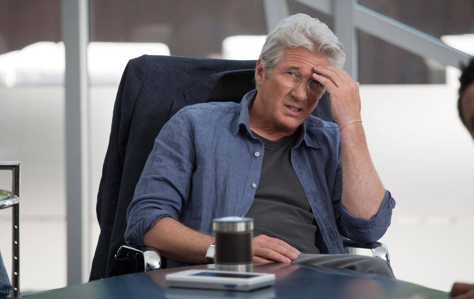 Richard Gere Stressed Expression Wallpaper