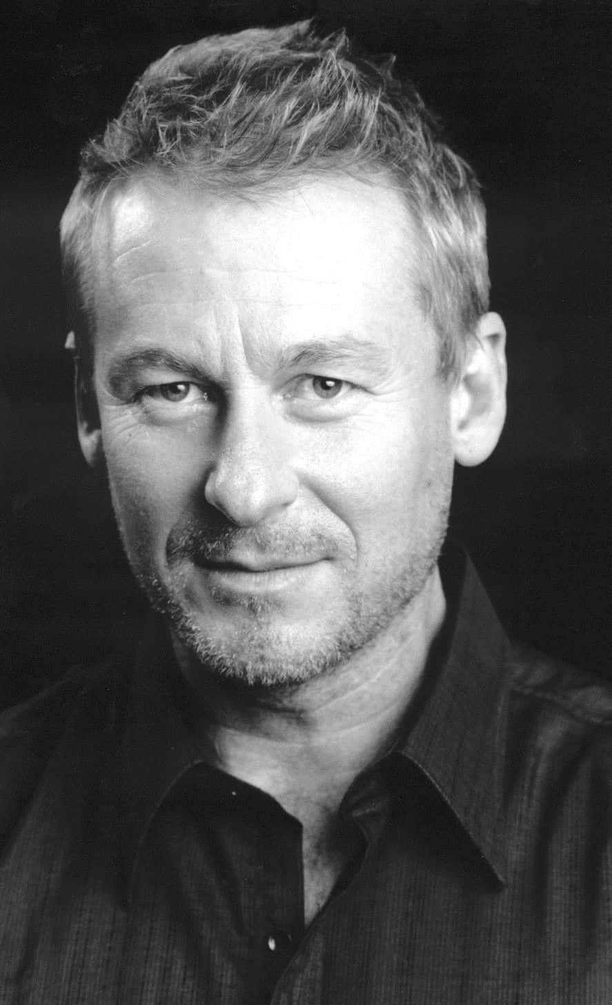 Richard Roxburgh Potret Hitam Putih Wallpaper