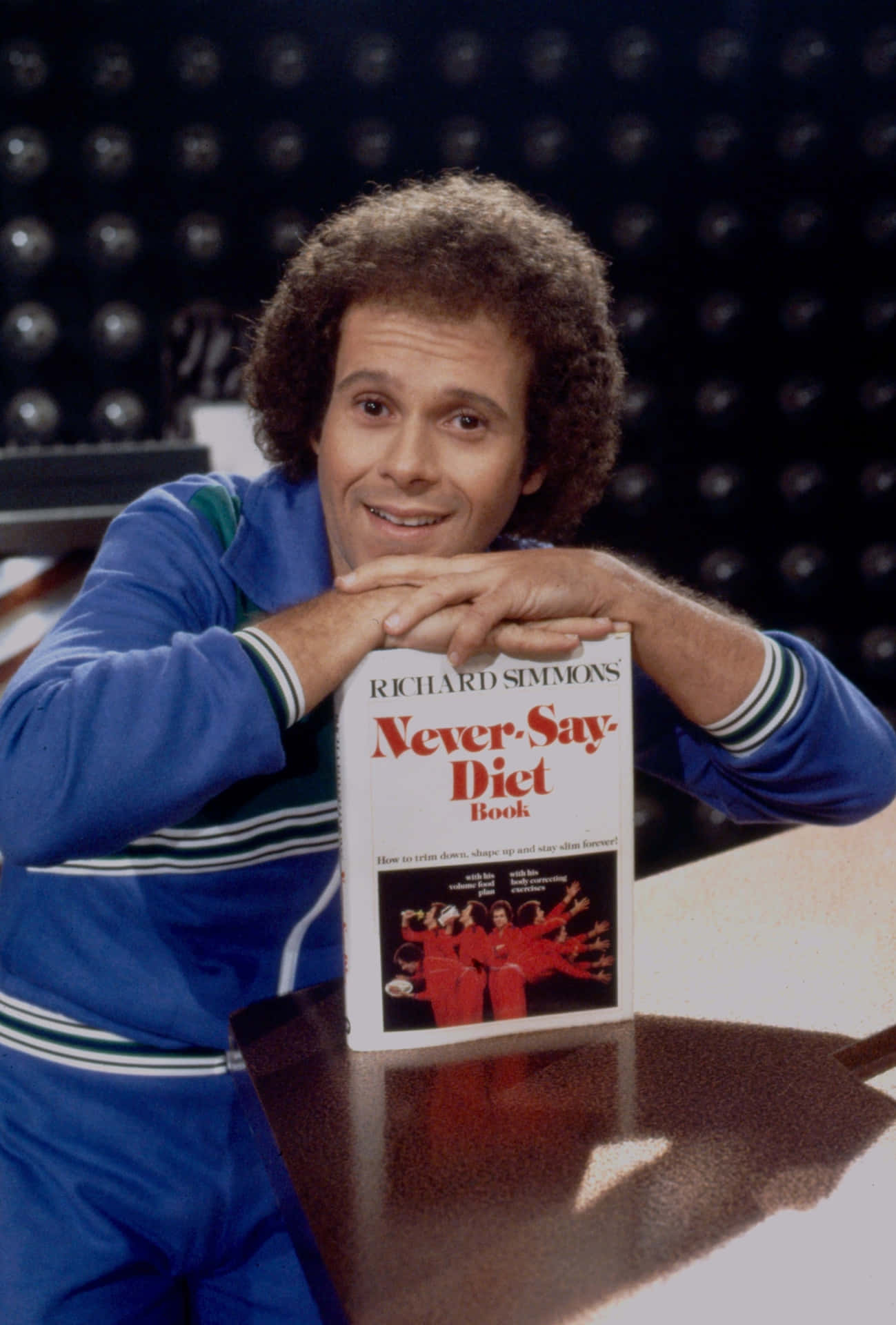 Richard Simmons Never Say Diet Book Promo Wallpaper