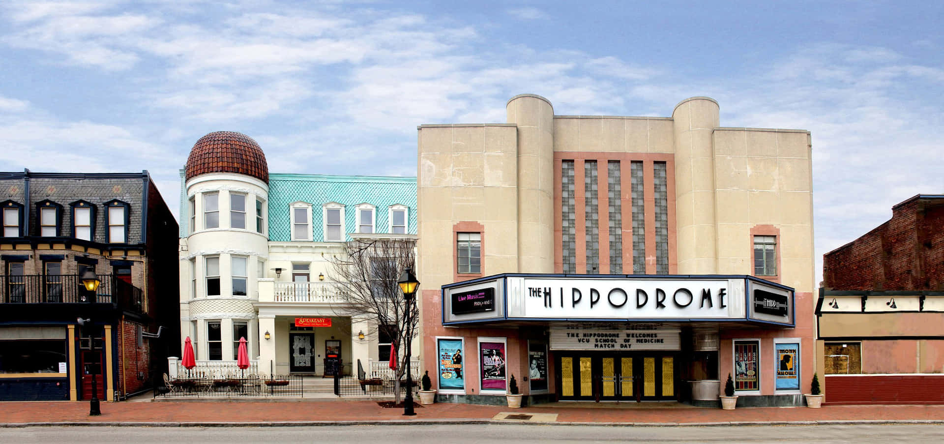 Richmond Hippodrome Theater Street View Wallpaper