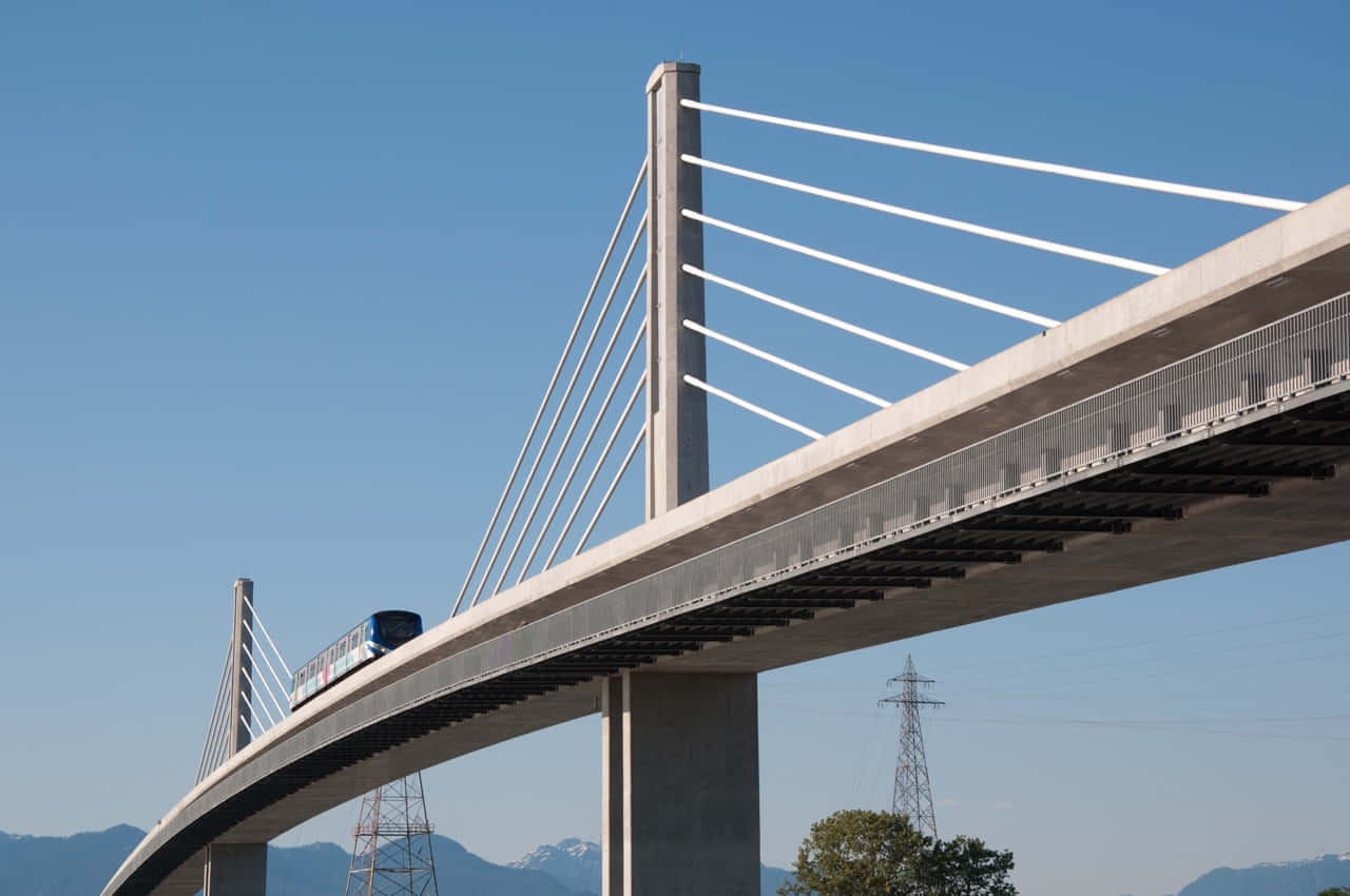 Richmond Skytrain Bridge Canada Wallpaper