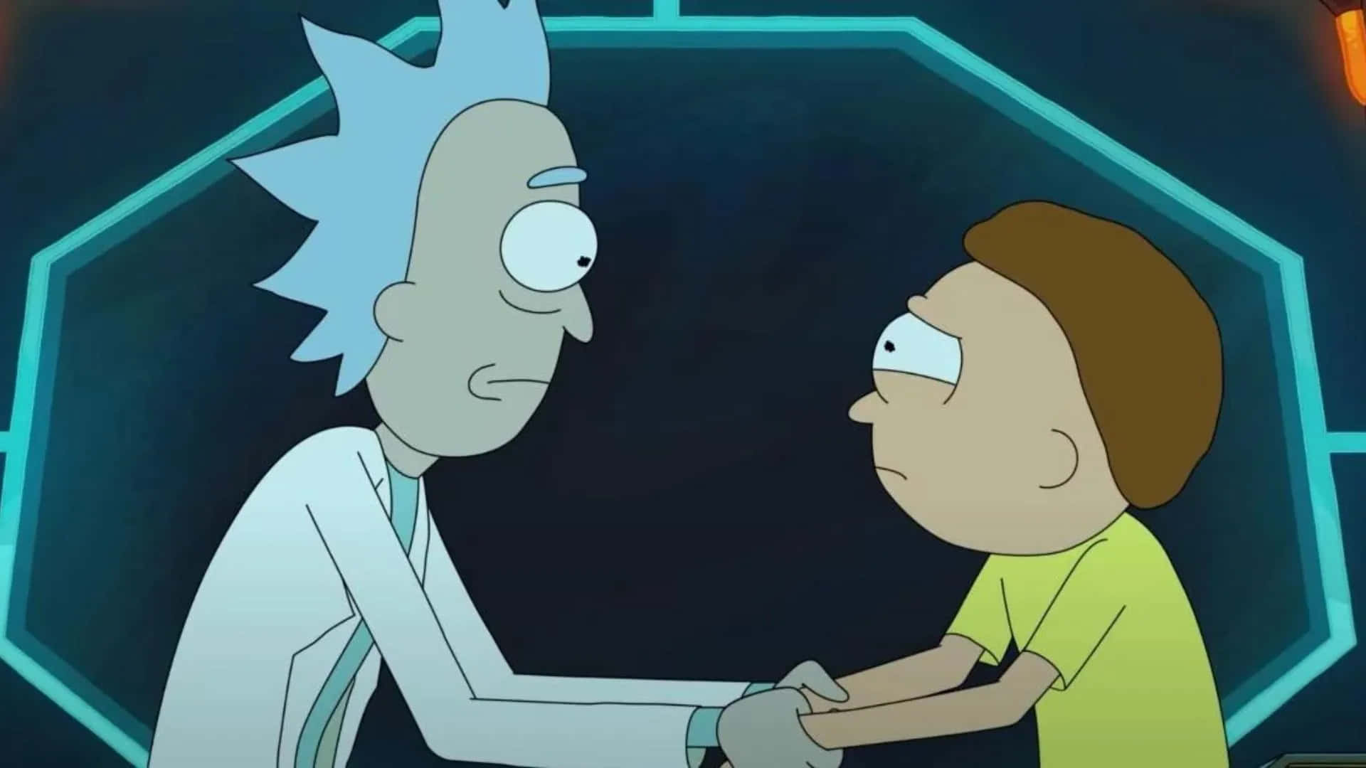 Rick og Morty, rejser gennem rummet og tiden Wallpaper