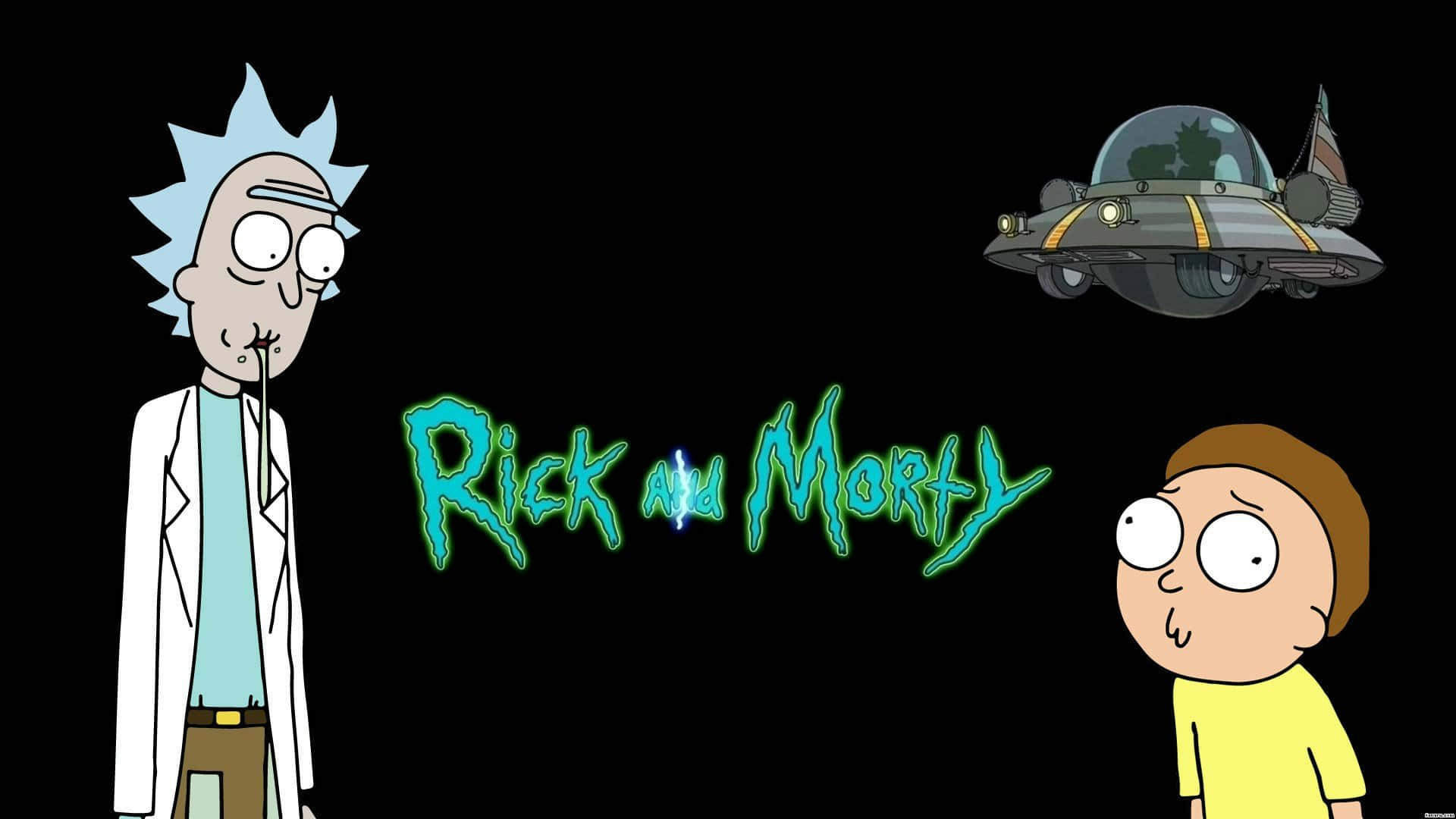 Disfrutade La Aventura Con Rick Y Morty Fondo de pantalla