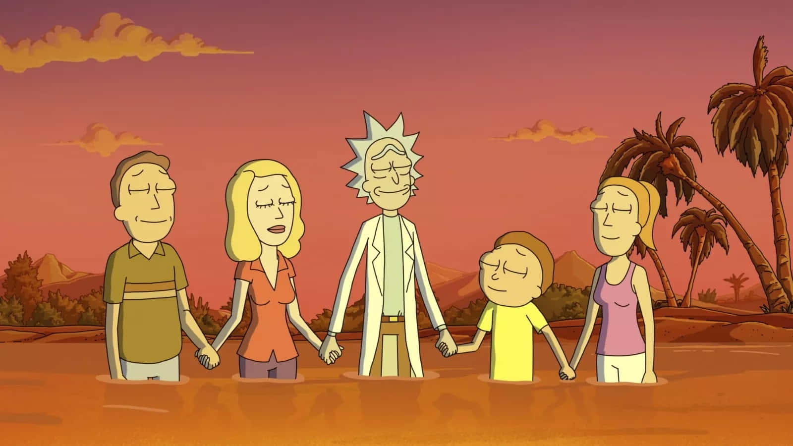 Søde venner og eventyr-buddies, Rick og Morty