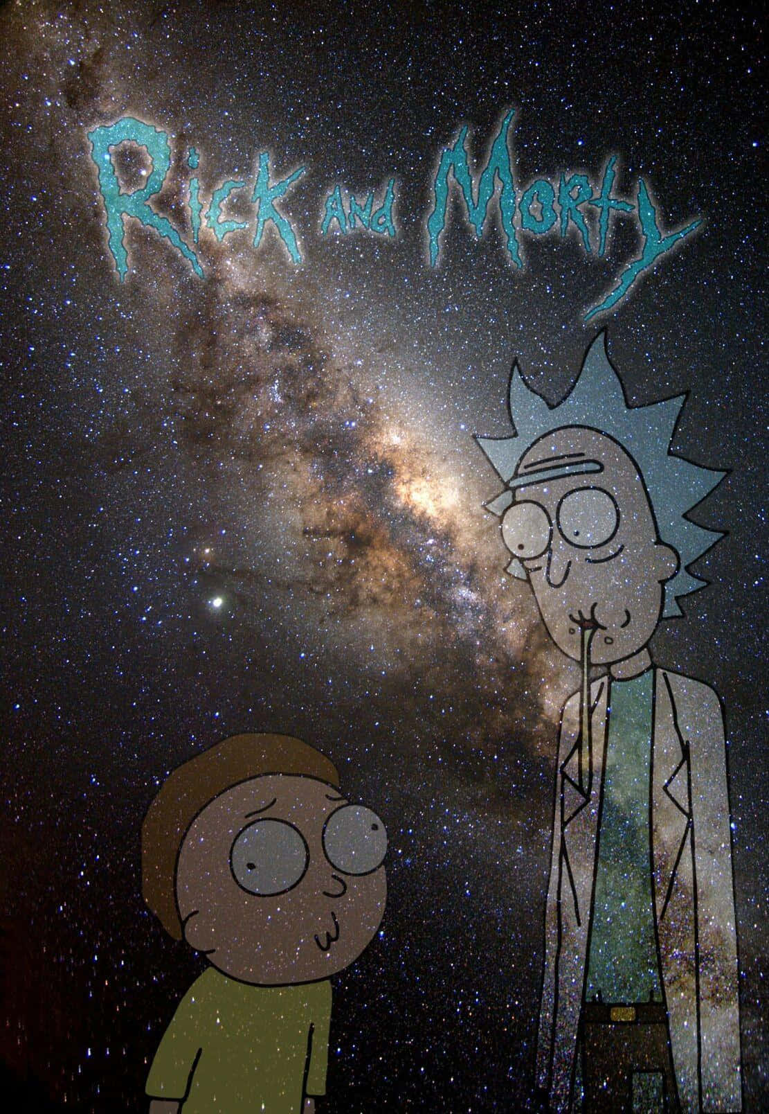 Rick And Morty Pout Backwoods Wallpaper