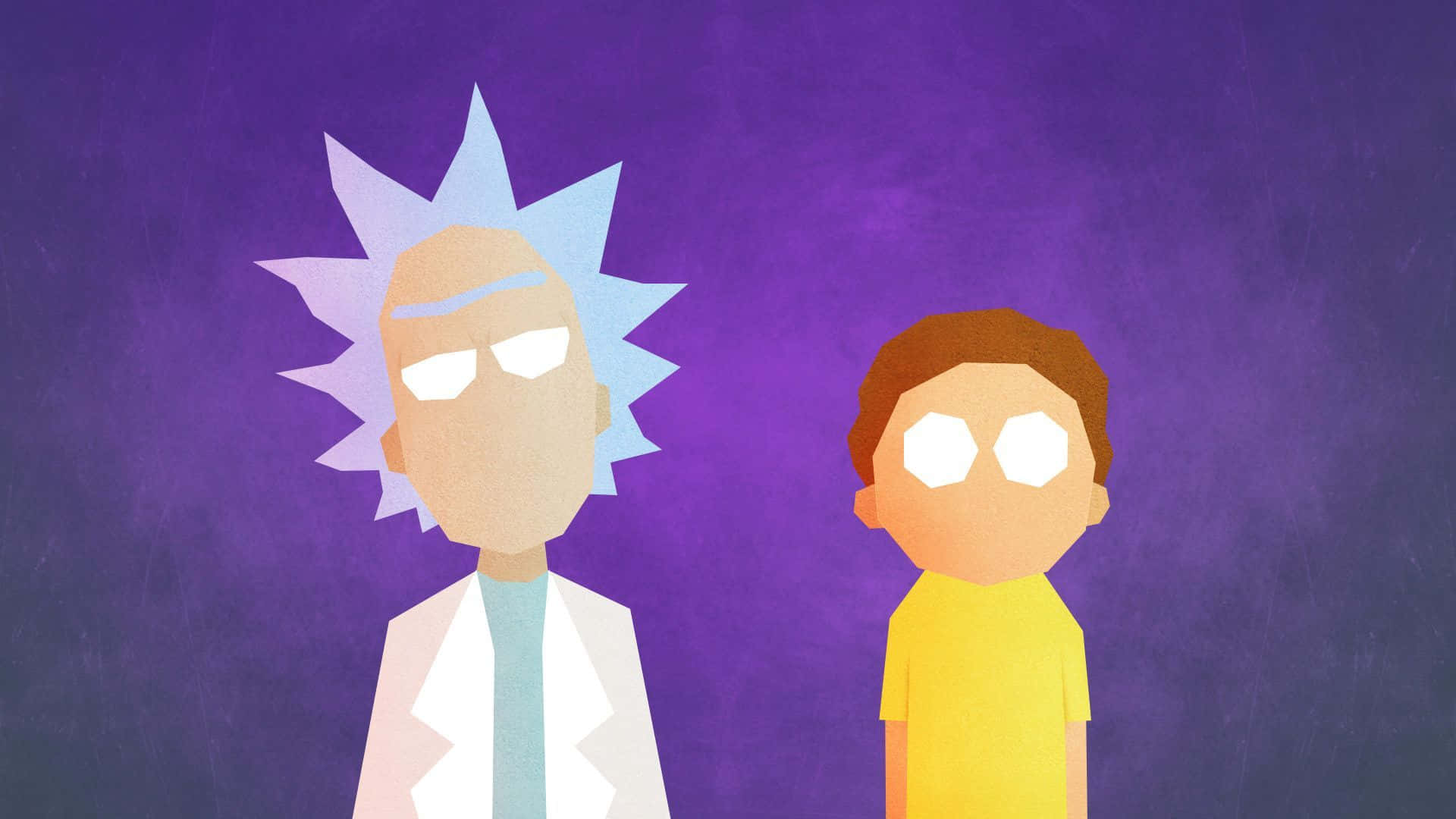 Get ready to explore the universe with Rick and Morty on your laptop Wallpaper