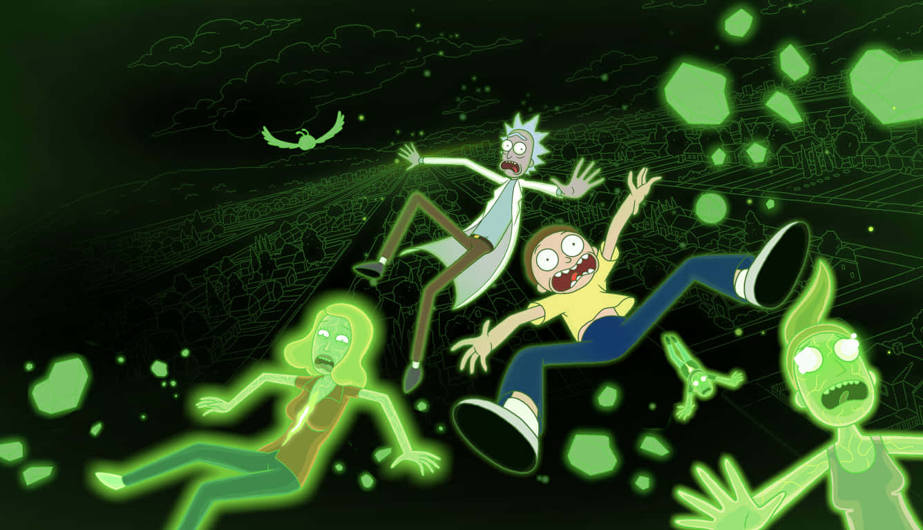 Get Ready for the Adventure Using your Rick and Morty Laptop Wallpaper