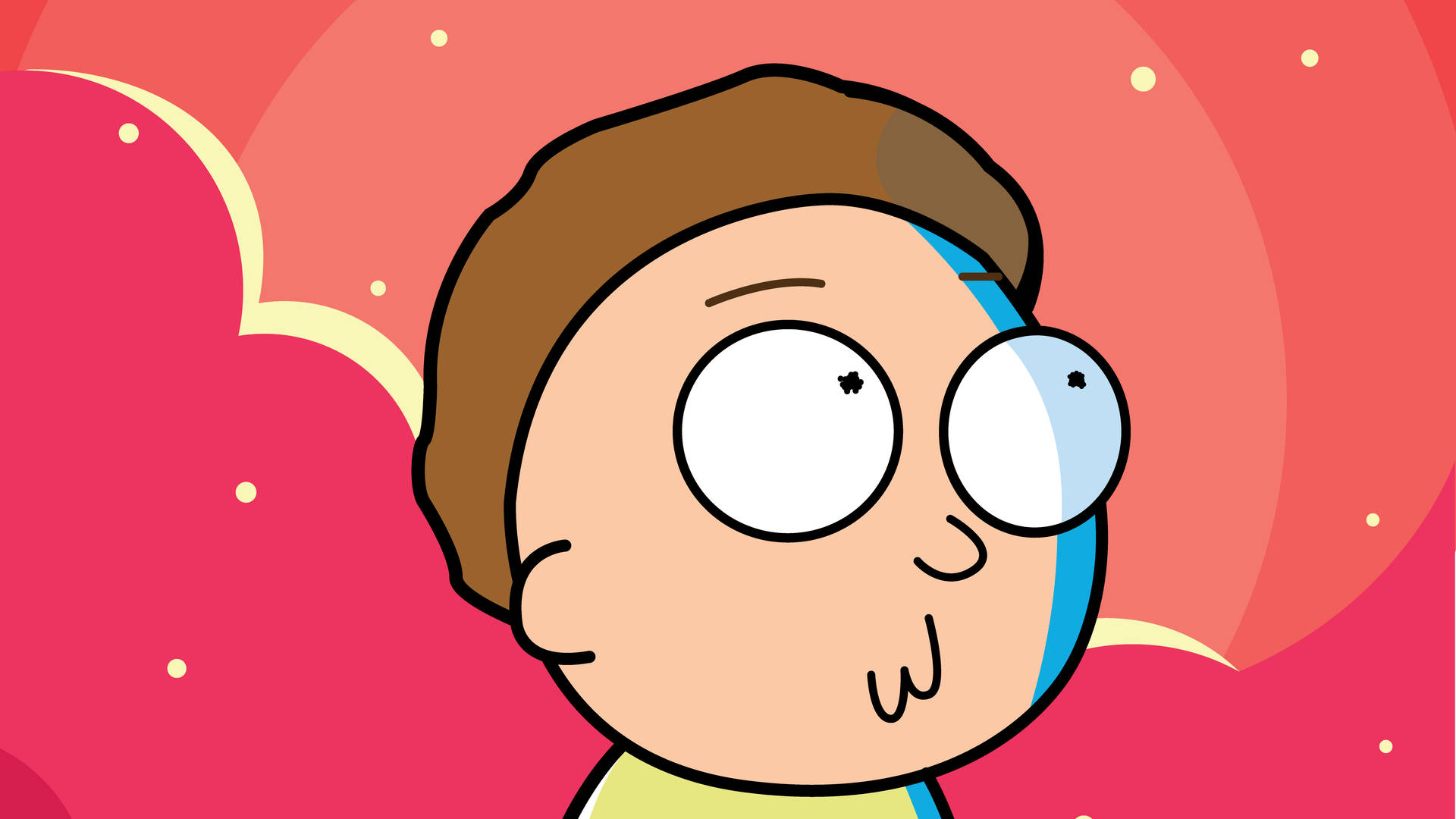 Rick And Morty Pc 4k Dumbfounded Expression Background