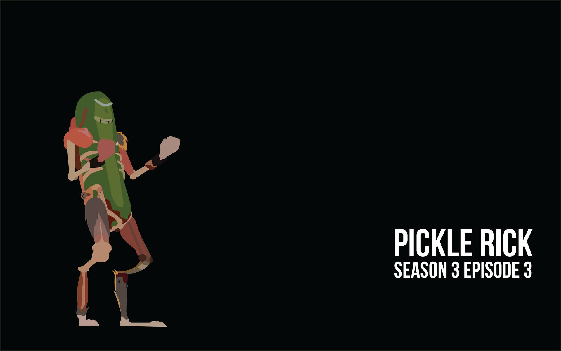 Rick And Morty PC 4K Pickle Rick Wallpaper