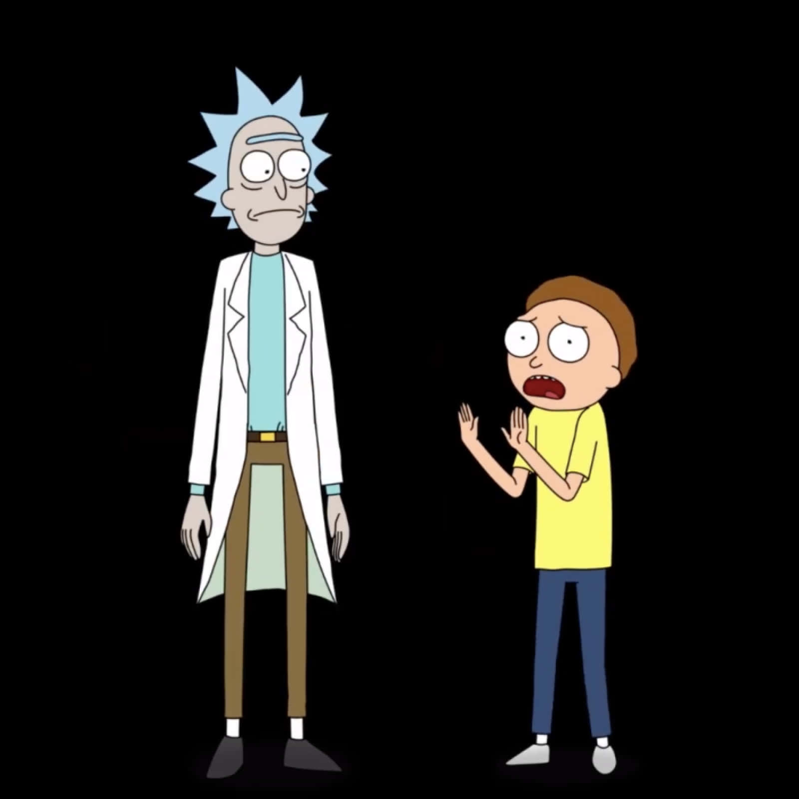 Rick og Morty Billed Tapet